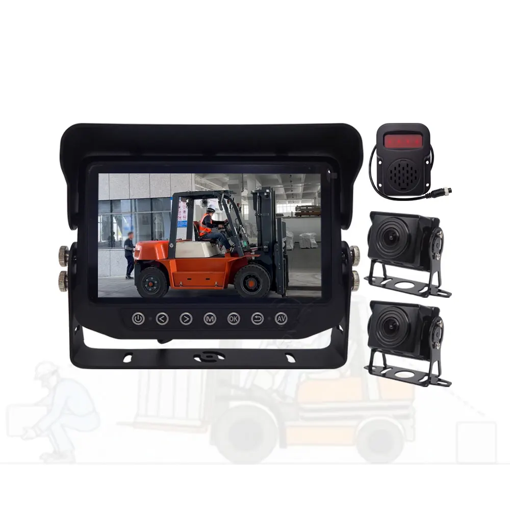 

1080P AI Waterproof Front Camera Cars Forklift Trucks Vehicle Side Monitor Reverse Aid Blind Spot Detection BSD System Camera