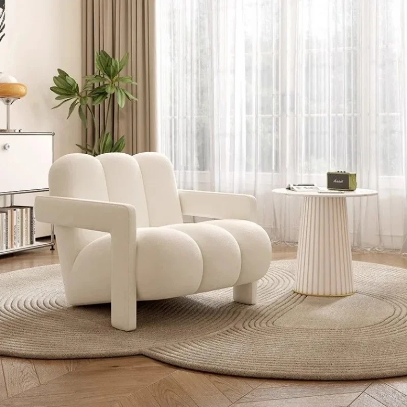 Custom Style Single Sofa Chair Internet Celebrity Negotiation Reception Table and Chair Set Beauty Salon Hote