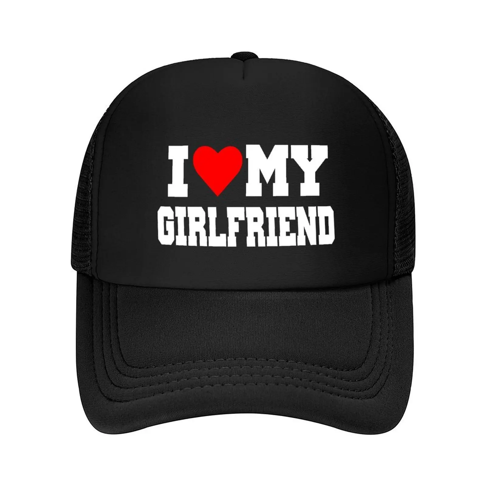 

I Love My Girlfriend Baseball Cap Rave Hat Man For The Sun hats on offer luxury caps Men Hats Women's
