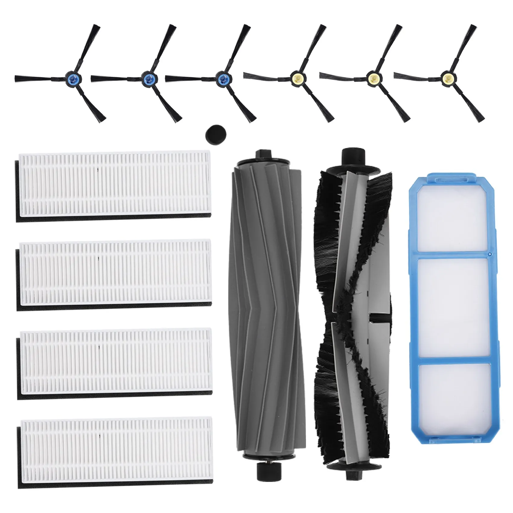 หลักแปรงด้านข้าง HEPA Filter สําหรับ Silvercrest SSR1 SSRA1 สําหรับ Ilife A9S A7 V8 V8S X750 X800 X785 V80 หุ่นยนต์อะไหล่สูญญากาศ