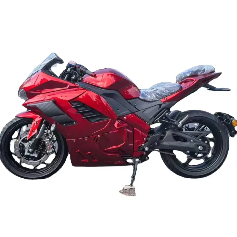 

2025 Новейшая сверхвысокоскоростная машина средней цепи, мощный гоночный электрический мотоцикл мощностью 5000 Вт