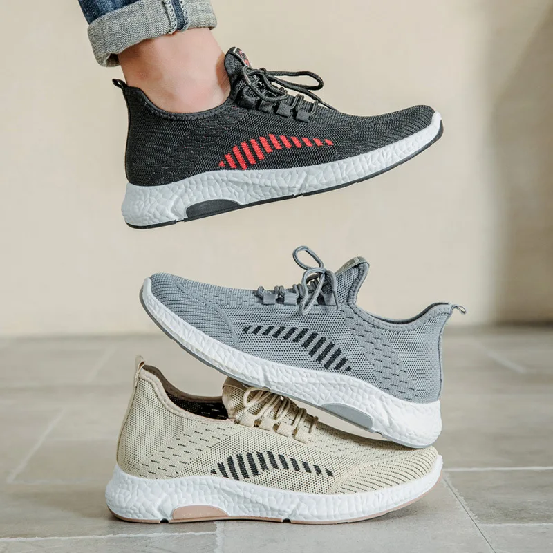 NEW Men's Sneakers Mesh Breathable Running Shoes for Men Comfortable lace-up Men's Casual Shoes Mens tennis Zapatillas De Hombre