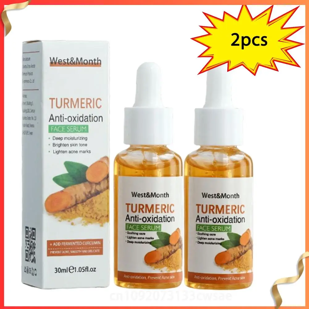 Turmeric Serum For Dark Spots Corrector Serum For Face & Body,Anti Aging Facial Serum For Women Men,Reduces Hyperpigmentation