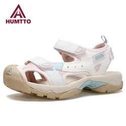 HUMTTO Summer Hiking Shoes Outdoor Sandals for Women Breathable Water Beach Womens Sandals Camping Fishing Climbing Aqua Sneaker