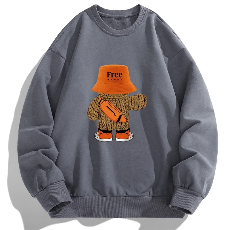 

Men Hoodie Long Sleeve Brand Clothing Casual Sweatshirt Mens Autumn Loose Korean Style Tide Streetwear Male Oversize