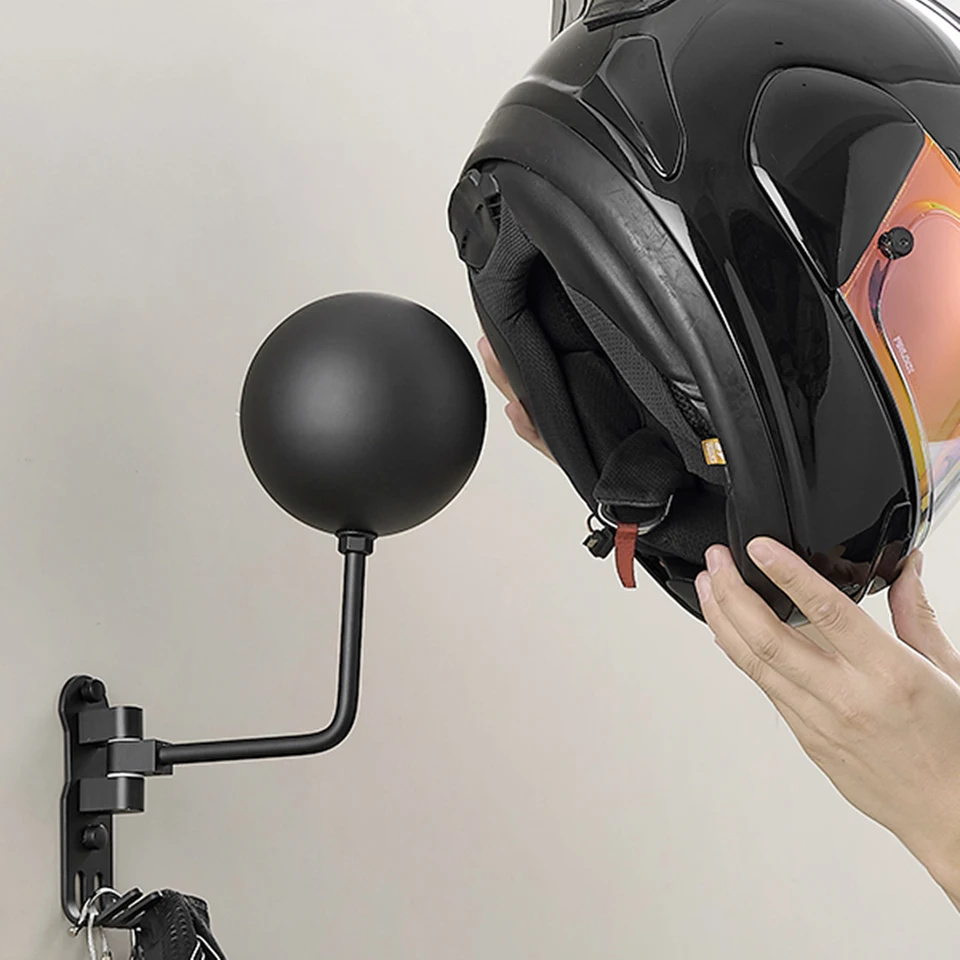 bike mount motorcycle helmet hanger Rack (Over Door) by Moto Loot It will reduce odor NANAGIFTREE Motorcycle Helmet Holder Wall