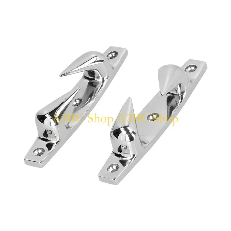 A2BC Marine Skene Chocks Deck Mount Tool Pair for Smooth Deck Line Guide Marine Use