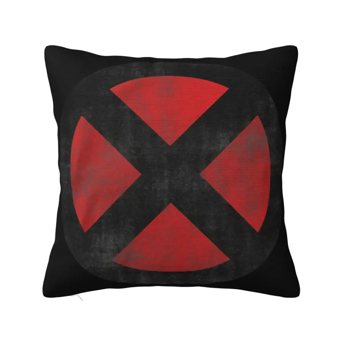 Xmen Distressed Logo Mens Licensed Comic Book Movie Charcoal New Arrival Game Unisex Pillow Case