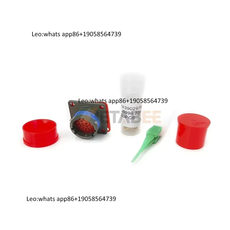 MS27508E-12B35P 66 Pin Male Circular Connector MS27508E12B35P Low Profile Bayonet Rear Box Mount Receptacle