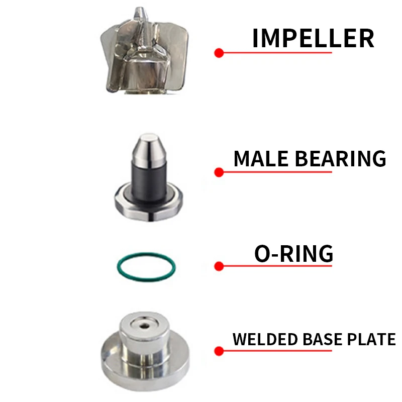 

Stainless Steel Tank Bottom Magnetic Stirrer High Shear Emulsifier Mixer Hygienic Grade High Efficiency Food Mixing Homogenizer