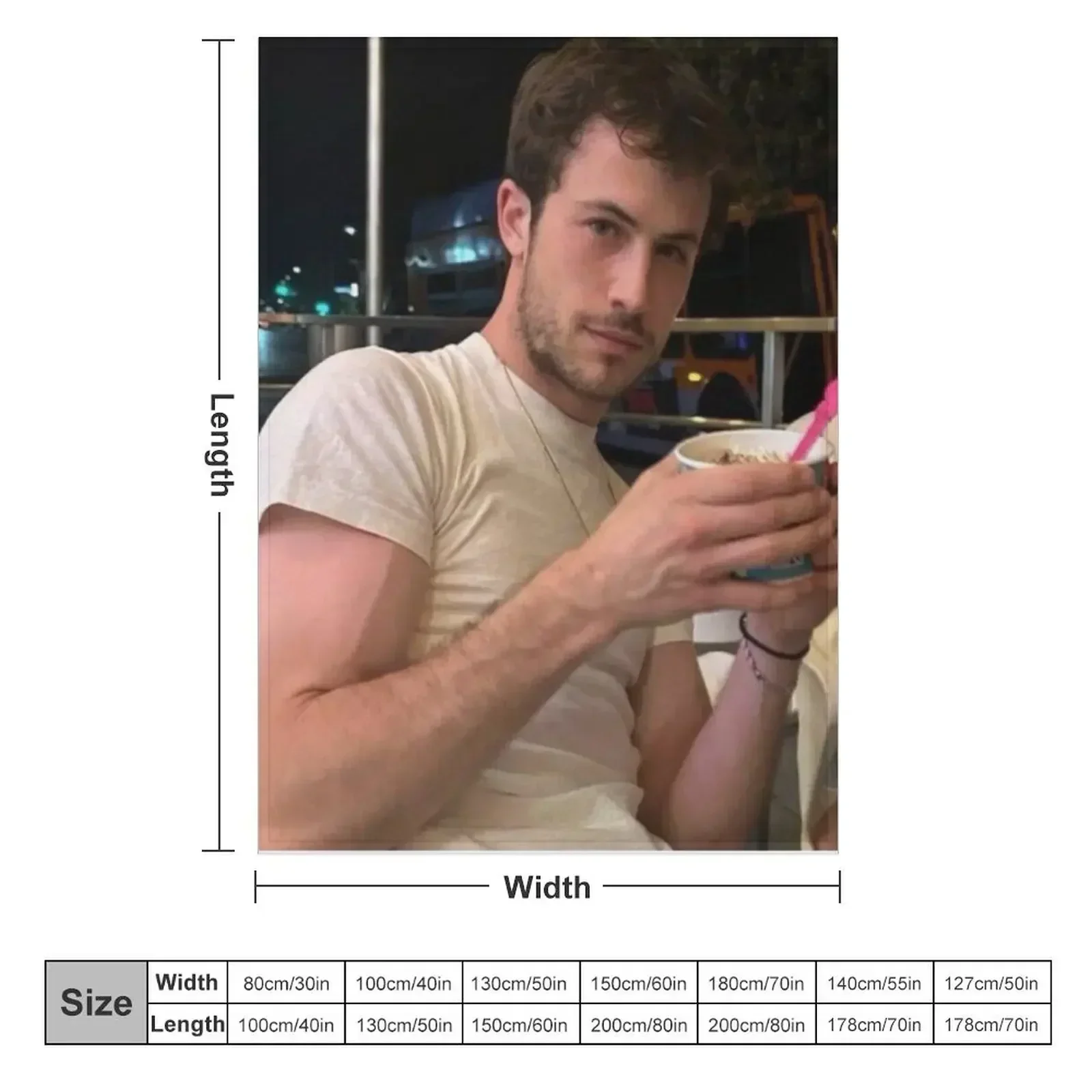Dylan Minnette Throw Blanket decorative Bed For Decorative Sofa Plaid Blankets