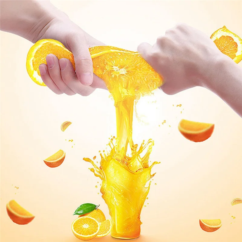 ABKR-1 Piece Electric Juicer Citrus Juicer Fruit Squeezer Black-Silver Plastic Multifunctional Ousehold Juicer EU PLUG