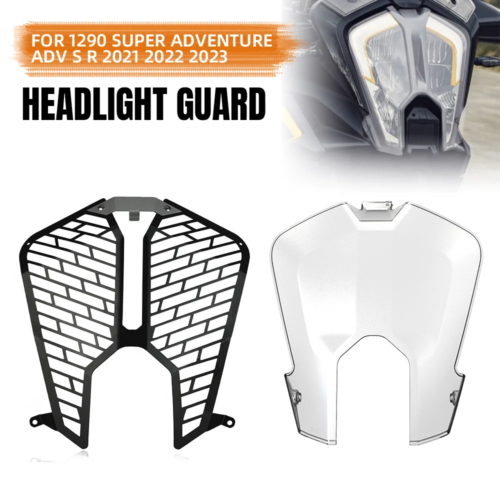 

Accessories For 1290 Super Adventure ADV S R 2021 2022 2023 Motorcycle Plastic Headlight Protector Cover Grill Mesh Grille 1290S