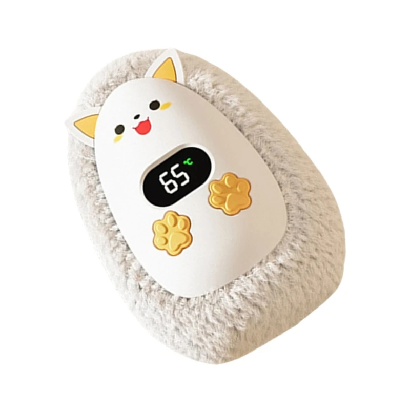 Грелка для рук с цифровым контролем температуры, 3 настройками температуры и защитой от перегрева. Карманный обогреватель для