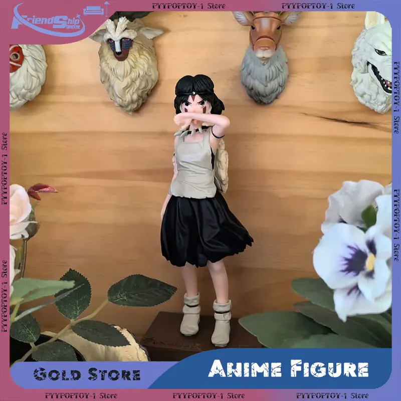 Figuras de Anime de princesa Mononoke, figura de acción de princesa Mononoke San, modelo de muñeca de PVC, decoración de escritorio, estatua coleccionable, juguetes, regalos