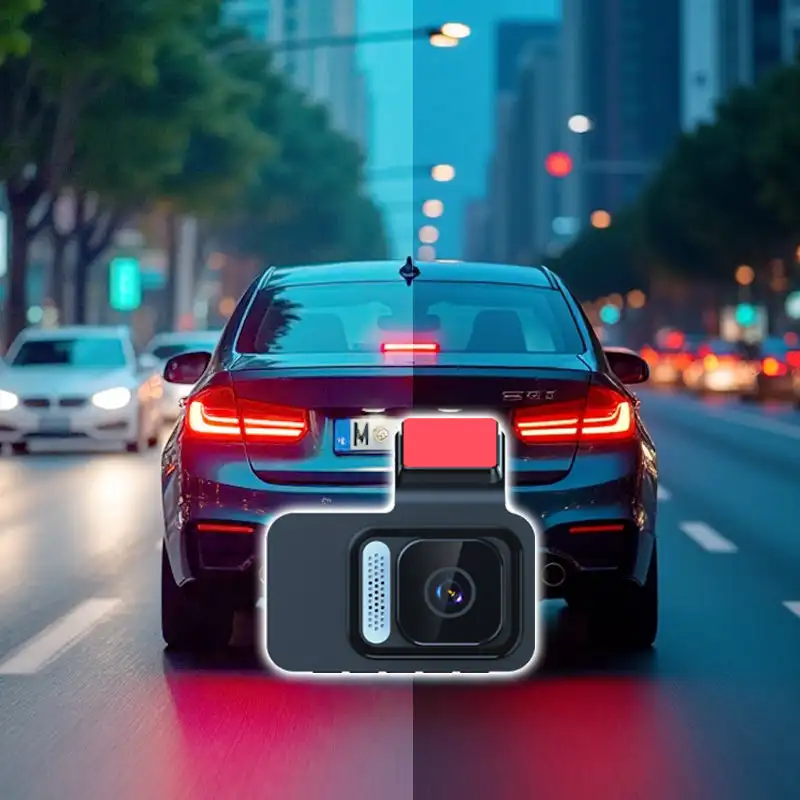 Dash Cam Front and Rear View Camera Video Recorder Dual Lens Car DVR WiFi Cycle Recording Night Vision 1080P Dashcam 3 Inch - Image 3