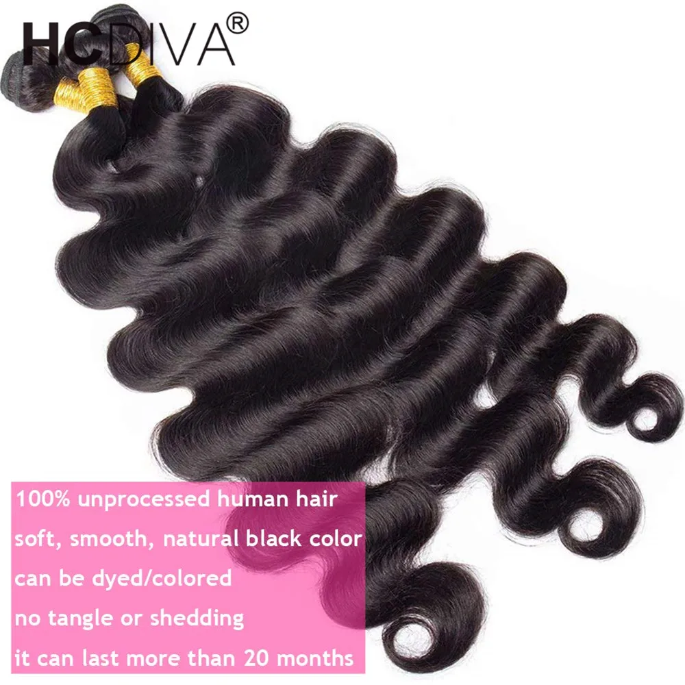 Body Wave Bundles Human Hair Brazilian Hair Weave Extensions 1/3/4 PCS Remy Human Hair 10-40inch Body Wave Hair Extensions