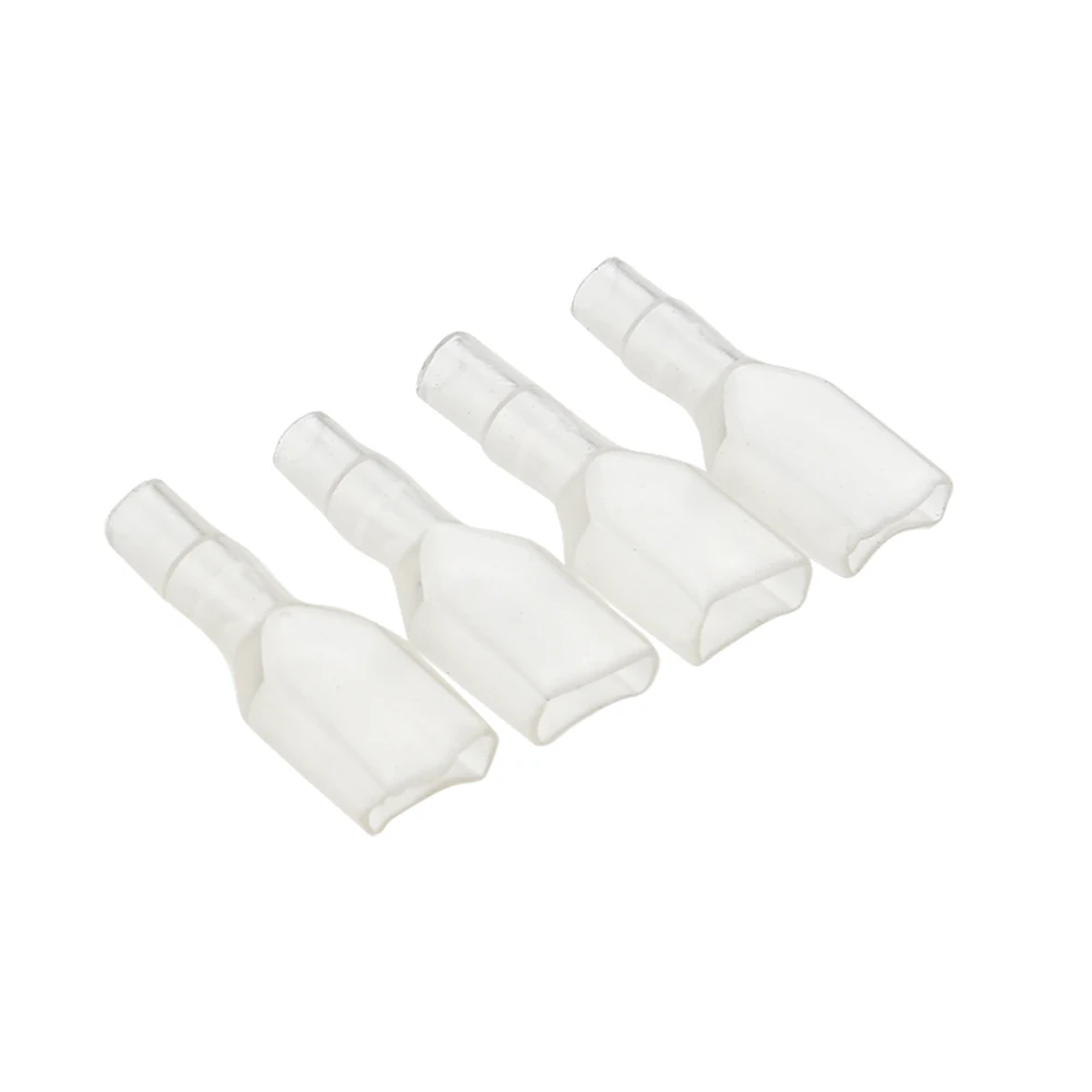 Trustworthy 200pcs Female Spade Insulated Wire Connectors Suitable for 6 3mm Terminals Provides Reliable and Strong Connections