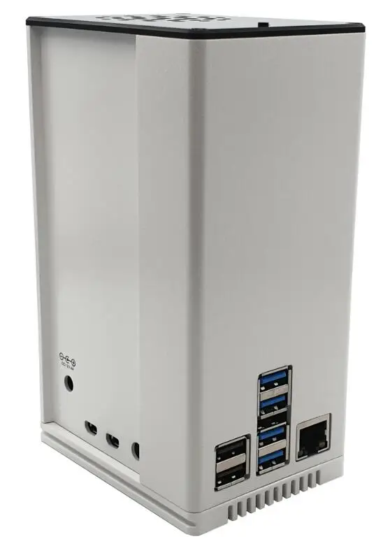QUAD SATA KIT FOR RASPBERRY PI 4 Easily build your own NAS Network Storage Server KI