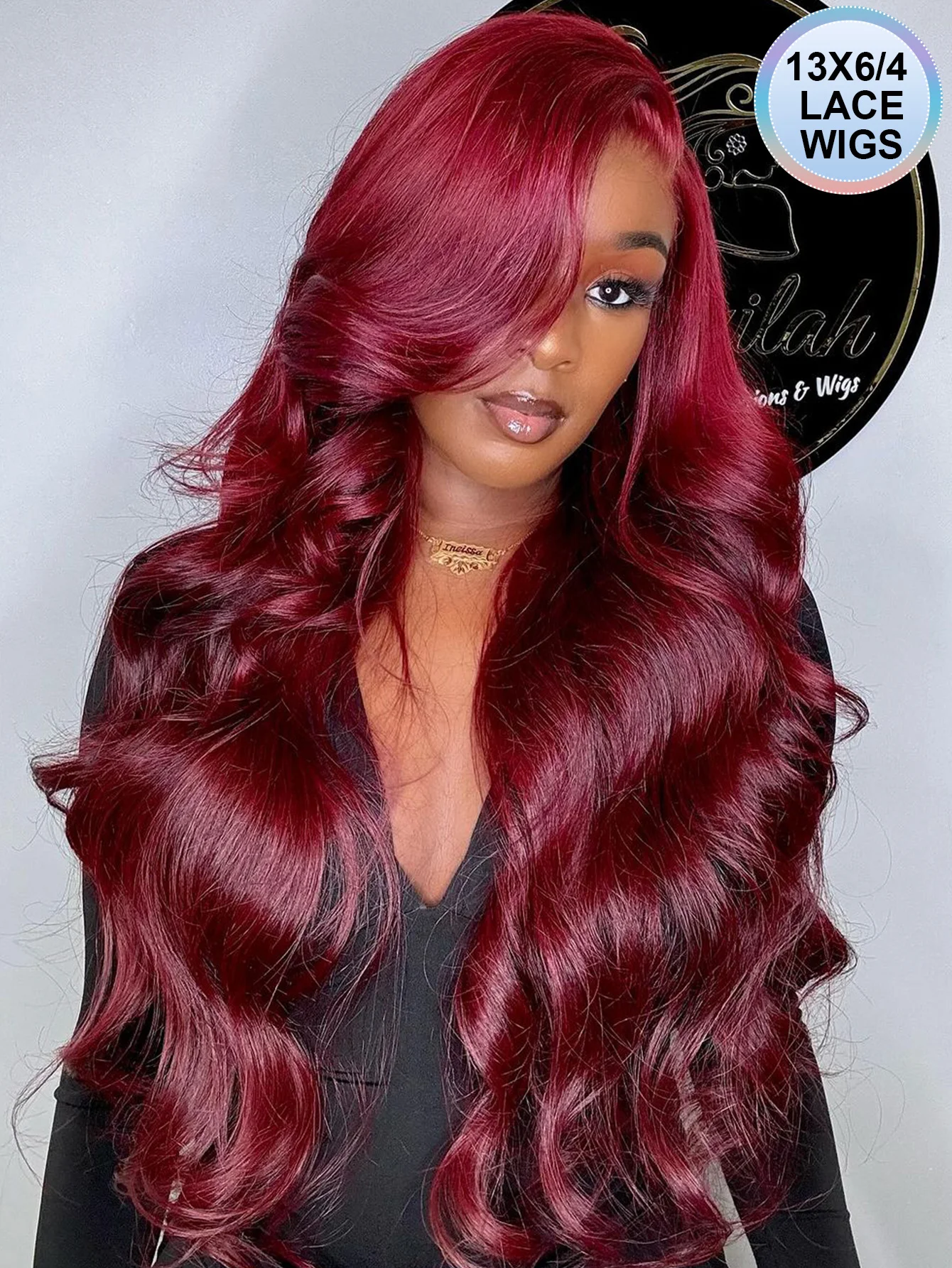 

Colored 13X4 Hd Lace Frontal Wig 99J Burgundy Human Hair Wig Body Wave Long 13X6 Lace Front Human Hair Brazilian For Black Women