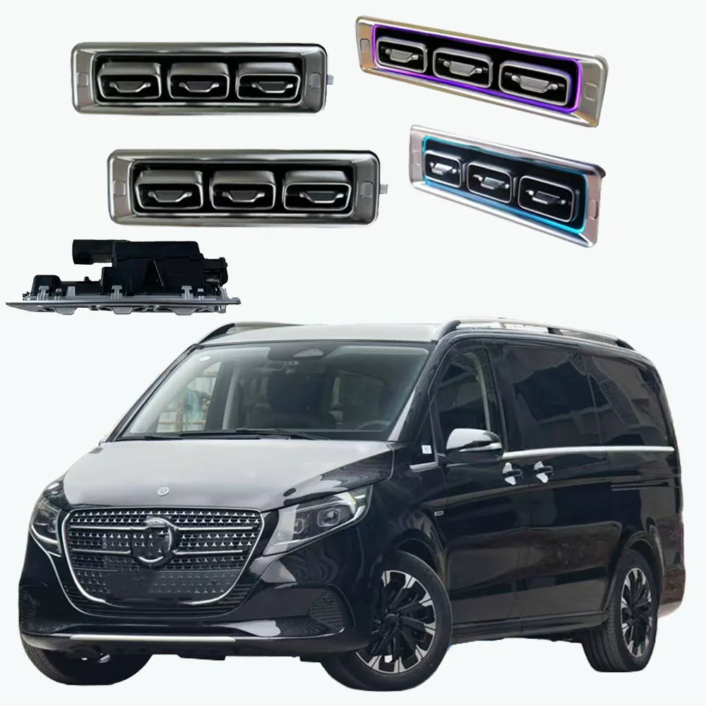

Interior Roof Air Vent Outlet Cover Trim For Mercedes Vito V260 V250 V220D AC Wind Conditioning Vent Grille Outlet Cover Panel