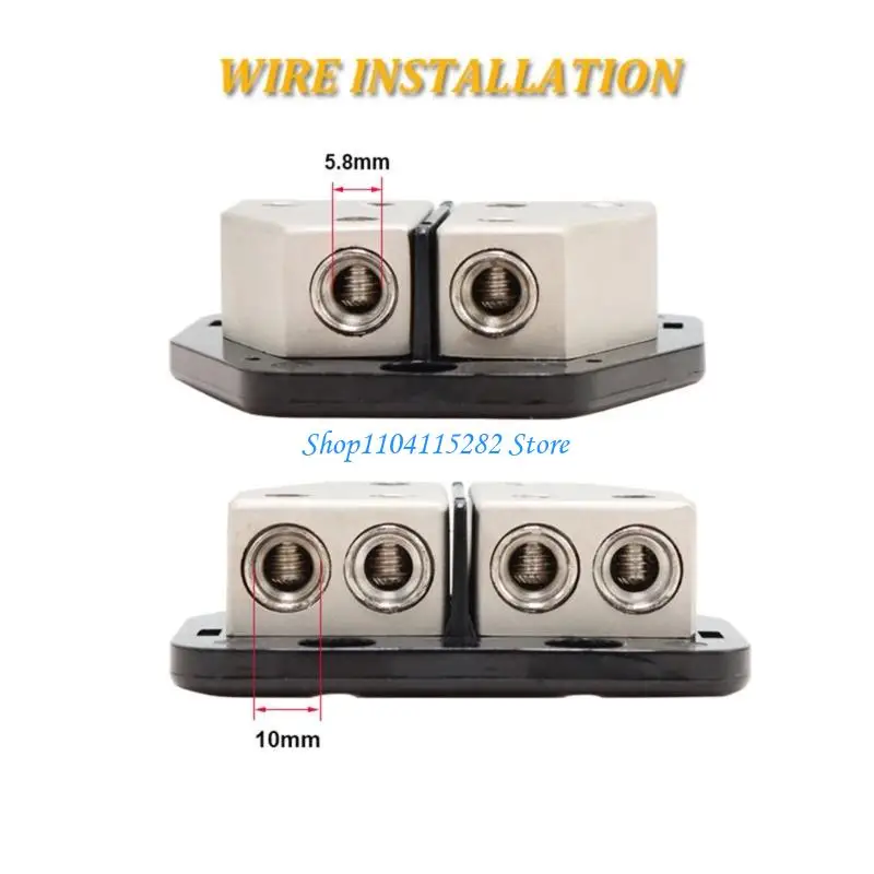 

Automotive Sound System Junction Box Secure Grounding Connection Plastic Metal Design