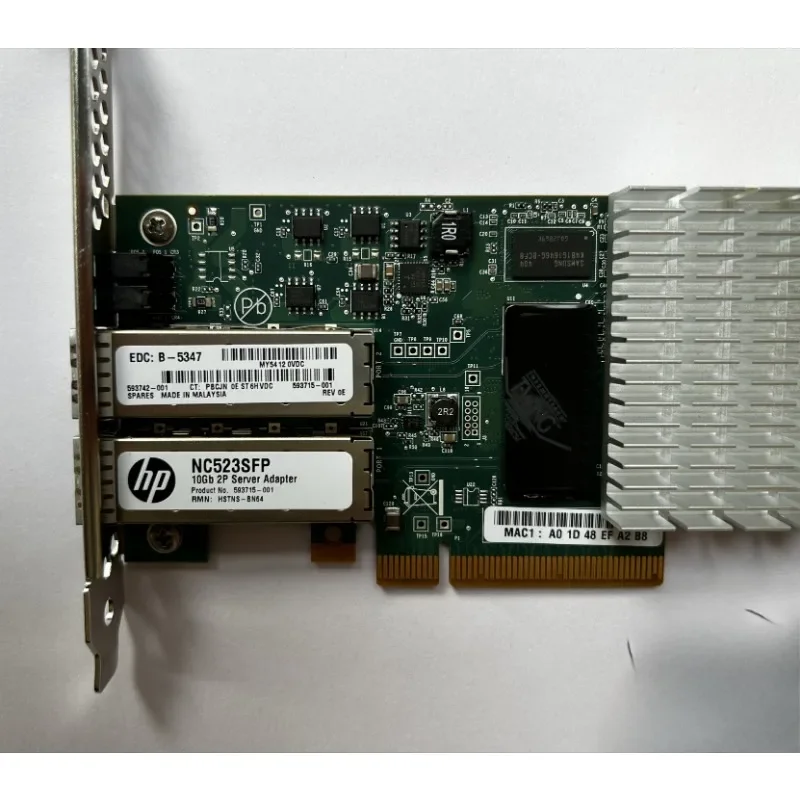 NC523SFP dual port 10G 10 Gigabit fiber optic network interface card 593742-001 593715-001