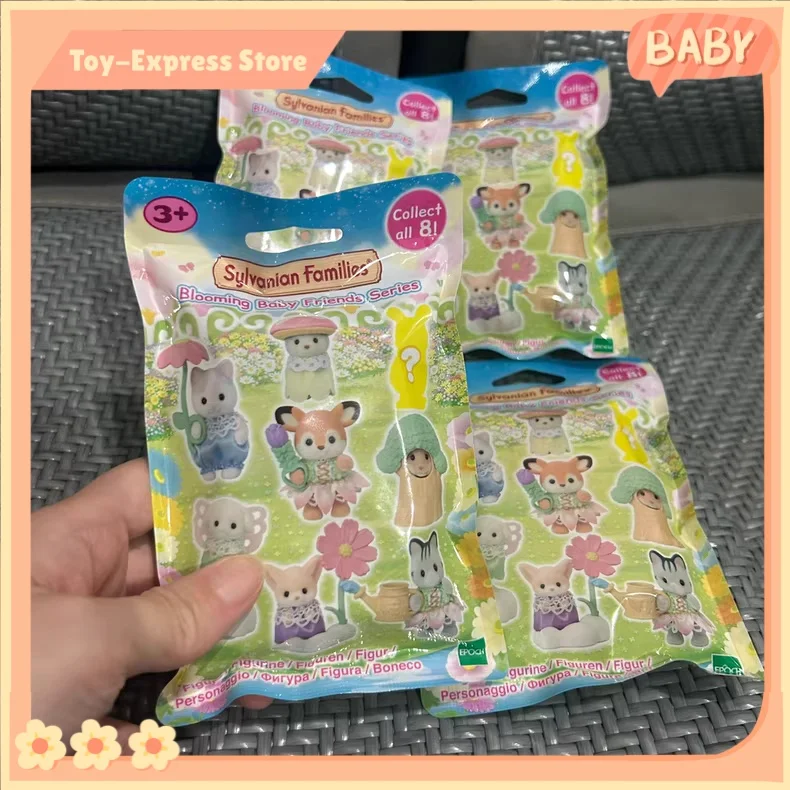 سيلفانيان فاميليز حقيبة أعمى كاليكو كريترز بنات أطفال لعب فتاة شخصيات كرتونية دمية مصغرة لعب الأطفال هدية عيد ميلاد