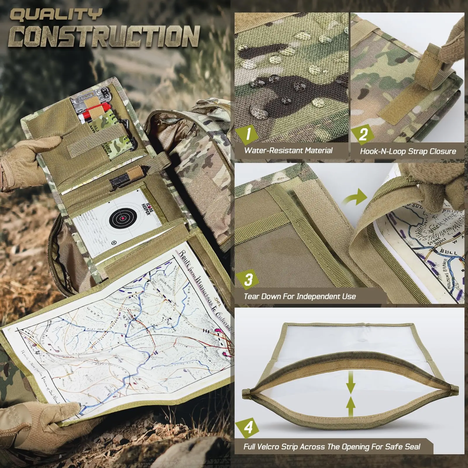 Tactical Pouch Military Map Ca - Outdoor Hunting Maps ulasan dan harga