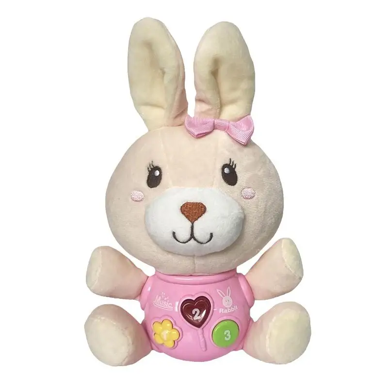 Stuffed Easter Bunny That Plays Music Easter Bunny Stuffed Animal Plush Kids Musical Toys Rabbit Musical Toy For Toddler Kid Toy