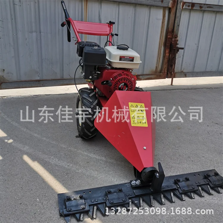 Hand propelled lawn mower for clearing and weeding lawn mower with gasoline width of 0.8-1 meter wide lawn mower