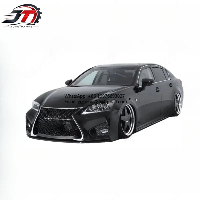 New style High Quality Wide Body Upgrade Kit GS, Front Rear Bumpers, Side Skirts, Spoiler Wing, Fenders and Intake Parts