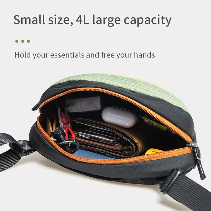 AONIJIE Sports Messenger Shoulder Bag Women Men 4L Dyneema Waterproof Camping Hiking Travel Crossbody Handbags Bag Chest Pack