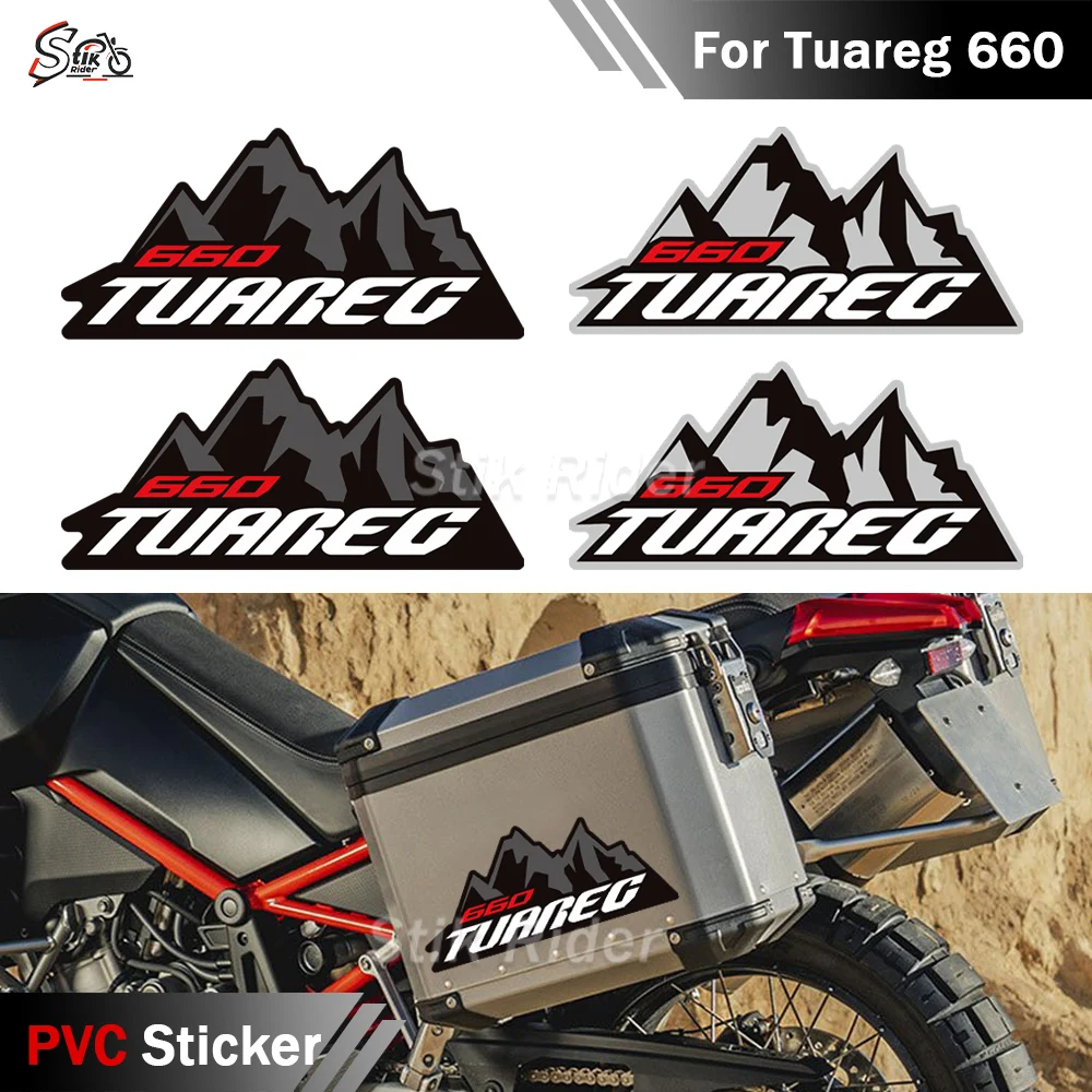 

Для Aprilia Tuareg 660 RALLY 2025 2026 мотоциклетные багажники, кофры, алюминиевые наклейки на верхнюю коробку, наклейки 2022-2024