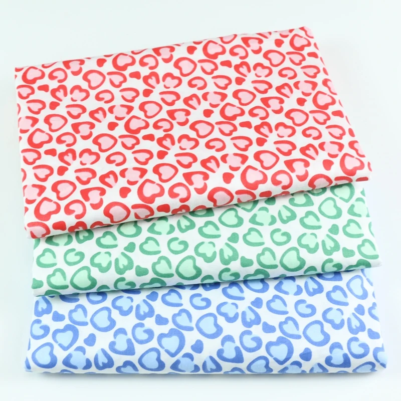 160x50cm Pastoral Rose Cotton Print Beautiful Pure Twill Fabric Four Piece Home Textiles Set Clothing