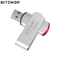 BlitzWolf 32G High Speed USB 3.0 Flash Drive OTG function USB Flash Drive Aluminium Alloy 360° Rotating Cover External Storage