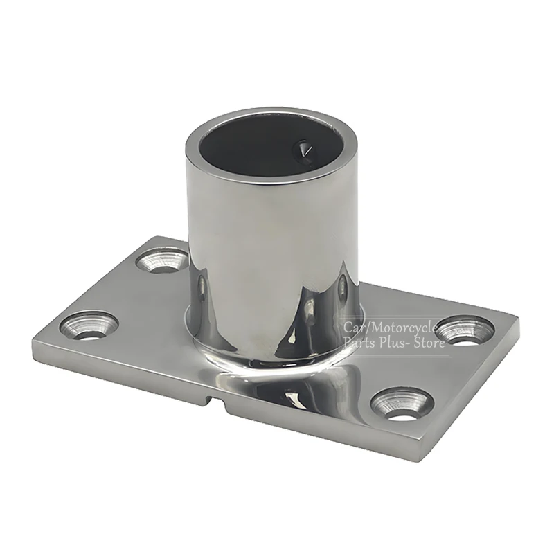 22mm 25mm 30mm 32mm 90 Degree Square Handrail Rail Bases Marine Boat Yacht Rail Mounting Brackets 316 Stainless Steel