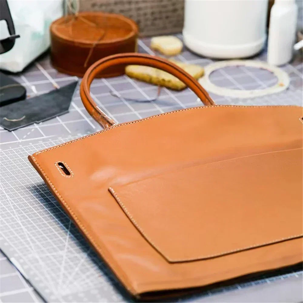 Borsa tote da donna Borse firmate di lusso di alta qualità Borsa in pelle Togo di grande capacità Borsa classica con patta per la spesa femminile