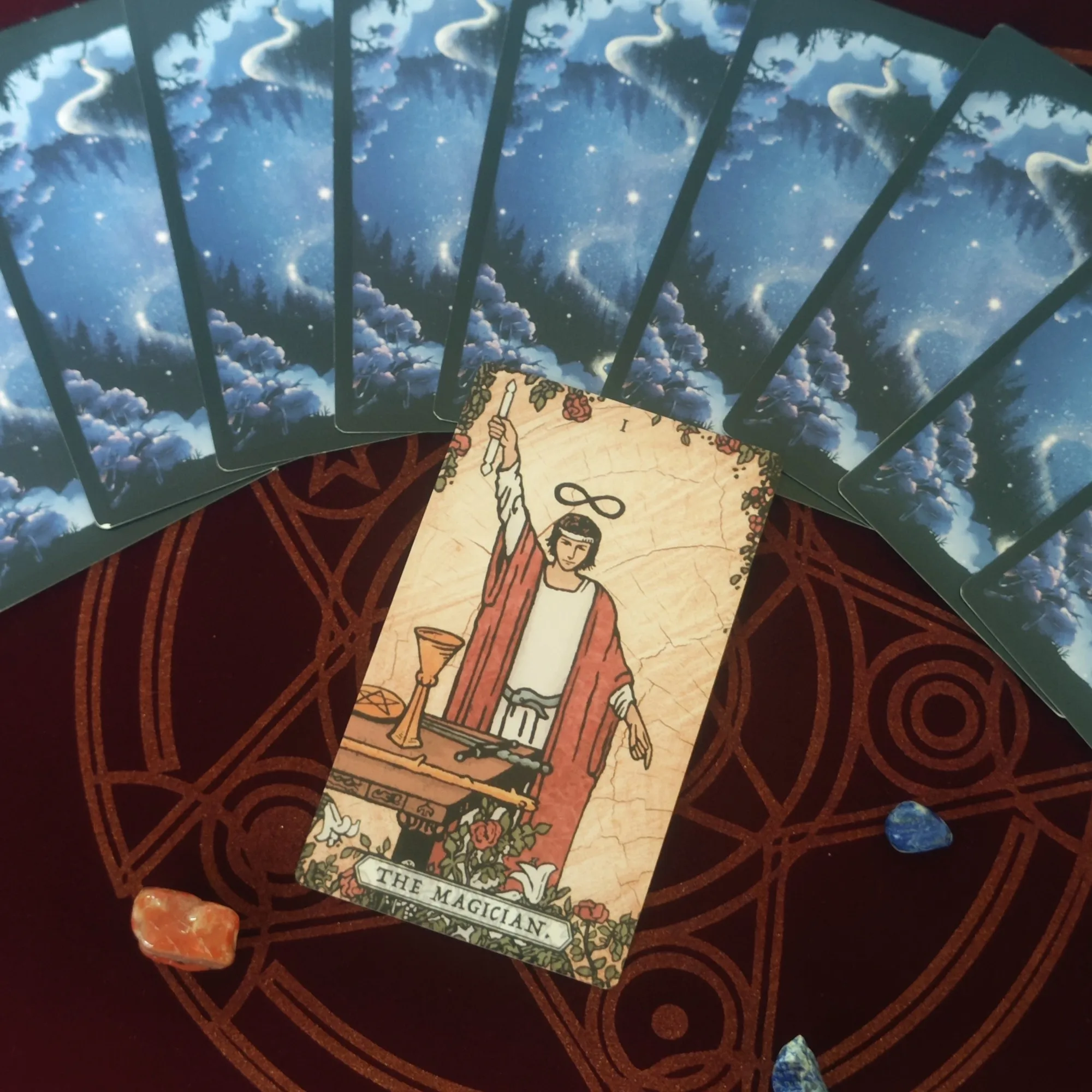 12 * 7 cm Ringen van Fortuin Tarot met houtnerf texturen 78 stuks Tarotkaarten Morandi Palette om traditioneel RWS Imagery te verbeelding