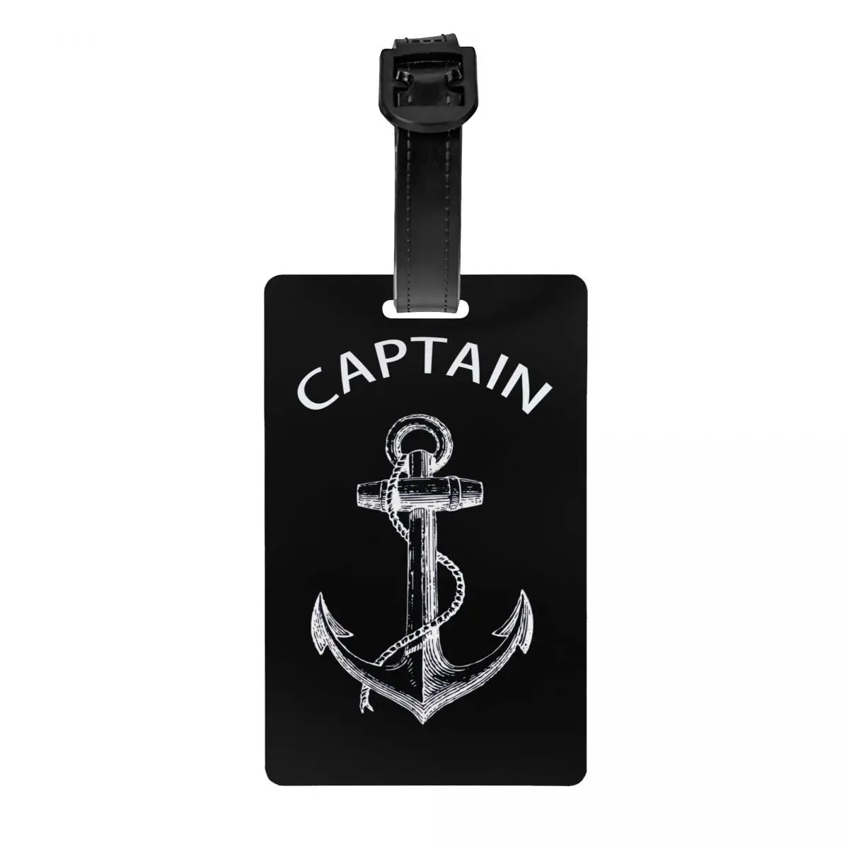 

Captain Anchor Luggage Tag Nautical Sailor Adventure Travel Bag Suitcase Privacy Cover ID Label