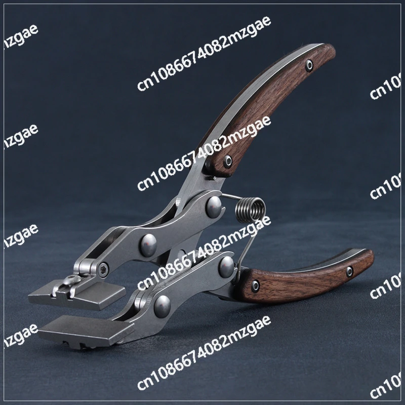 Second generation cost-effective flat pliers parallel pliers hand DIY leather pliers clamping mouth 38mm 350g