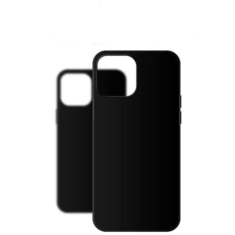 Funda negra mate para iPhone 16 Pro Max funda trasera de silicona suave para iphone 13 12 11 14 15 Pro Max 7 8 6s 16 Plus fundas Capa