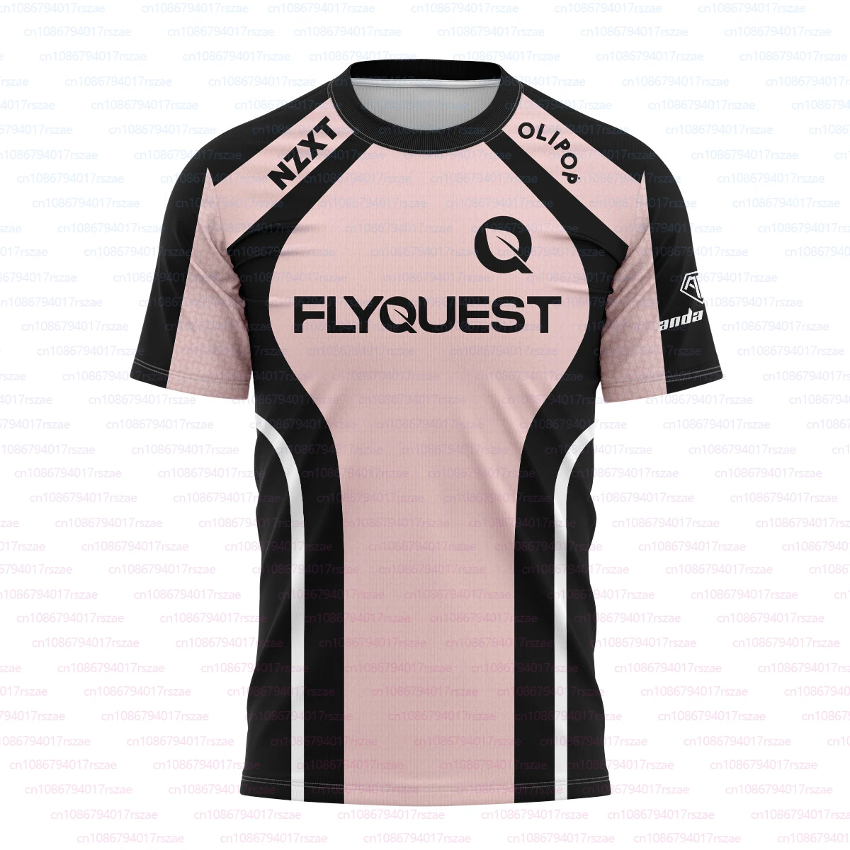 2025 Esports Club FlyQuest أخضر/وردي جيرسي LOL أمريكا الشمالية فريق موحد يطير التدريب موحدة للجنسين تي شيرت رياضي غير رسمي