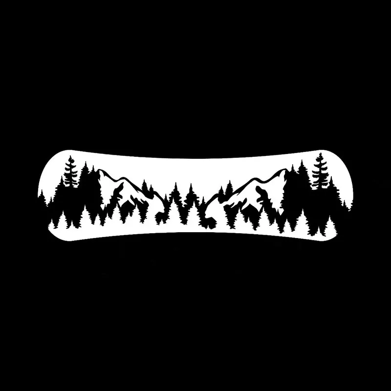 Snowboard For Car Sticker Computer Laptop Stickers Accessories Decorations Bumper Window Die Cutting Vinyl PVC Decals