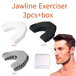 3PCS Premium Facial Exerciser - Jawline Trainer 3 Resistance Levels Tighten Tone & Strengthen jawline, chin, lips and cheekbones