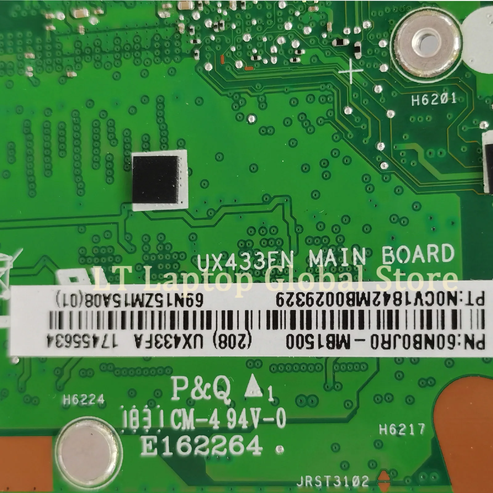 Imagem -03 - Placa-mãe para Laptop Asus Zenbook 13 Ux433fn U4300f Ux433fa Placa-mãe i3 i5 i7 8th Gen Cpu 8g 16g-ram Mx150 Uma Ddr4