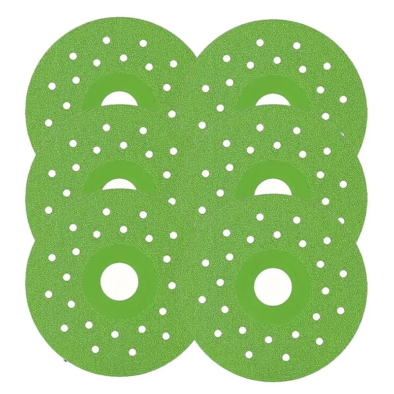 PORK-Алмазные пильные полотна для резки и шлифовки плитки и мрамора, 4-дюймовый отрезной диск для стекла, 1 мм (6 шт.)