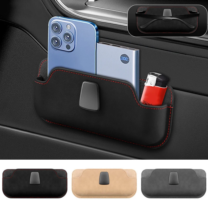 

adhesive type Multi functional car sunshade glasses frame, creative sunshade sunglasses storage box, phone card storage box