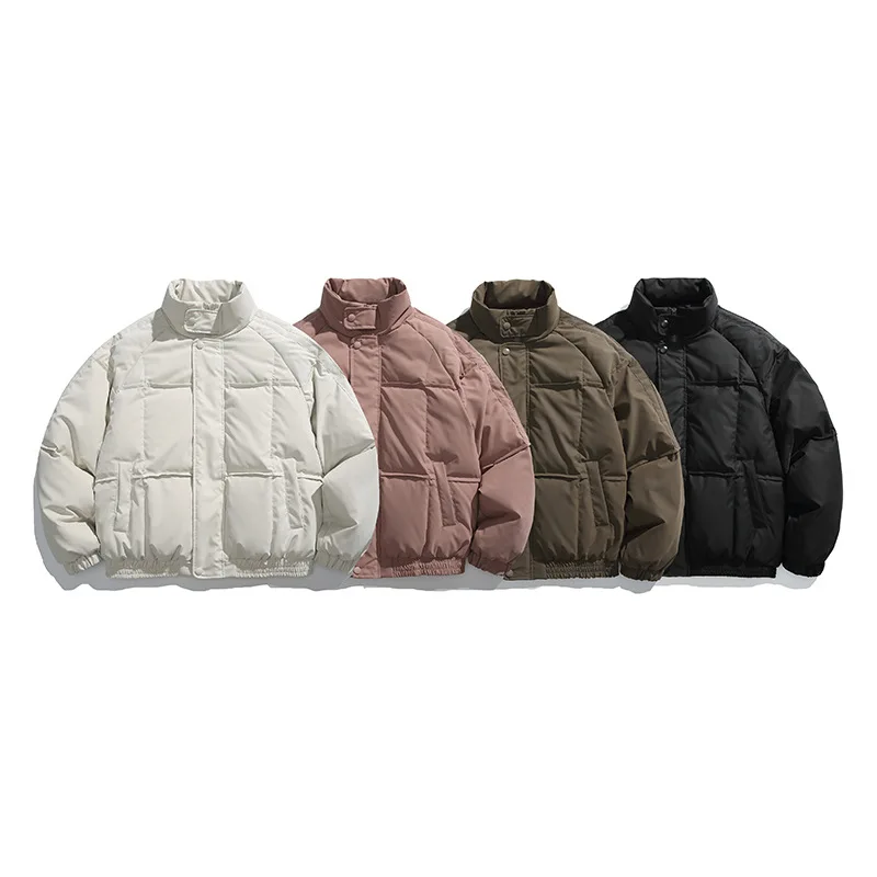 

Stand Collar Thickened 90% White Duck Down Jacket Men Women Casual Couple's Winter Coats Outerwear doudoune femme luxe JK-145