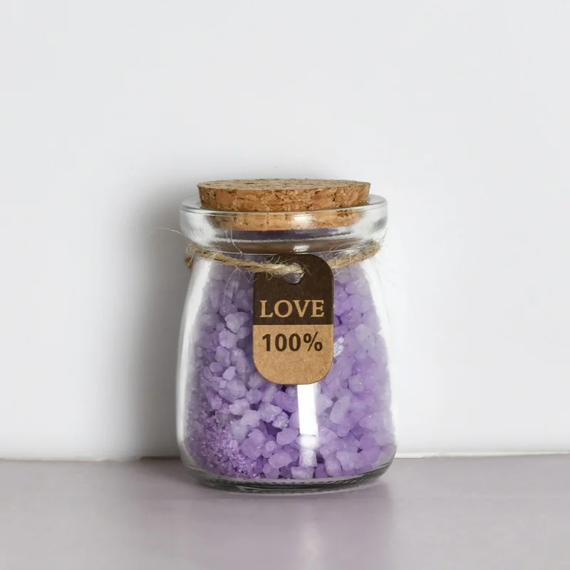 Mineral Granular Salt Rose Lavender Bath Salts Aromatherapy Crystal Salt Customized Fragrance Color